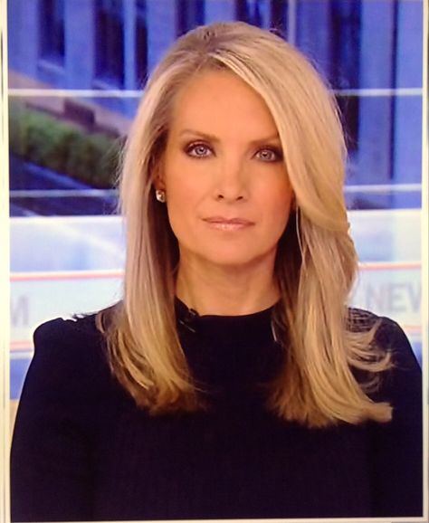 Long Haircuts With Bangs, Dana Perino, Light Hair Color, Blonde Hair With Highlights, Long Hair With Bangs, Mid Length Hair, Favorite Hairstyles, Long Layered Hair, Haircuts With Bangs