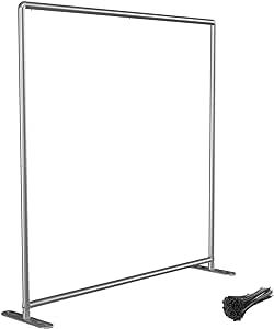 Patio Backdrops Banner Sign Poster Holder Privacy Screen Frame Stand with Base Room Drape Divider for Indoor Outdoor Stainless Steel Frame Only 4'x4' Poster Holder, Frame Stand, Privacy Screen, Stainless Steel Frame, Banner Backdrop, Banners Signs, Steel Frame, Sign Poster, Indoor Outdoor