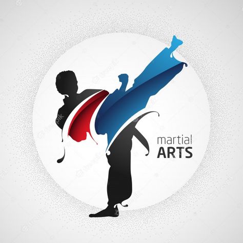 Karate Kid Crane Kick, Karate Art, Dojo Design, Kempo Karate, Logo Club, Karate Kick, Karate Martial Arts, Hand To Hand Combat, Desain Editorial