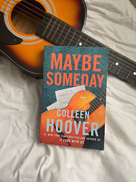 Maybe Someday Book Cover, Maybe Someday Book, Maybe Someday Colleen Hoover, Bookstagram Ideas, Colleen Hoover Books, Dream Book, It Ends With Us, Day Book, Colleen Hoover