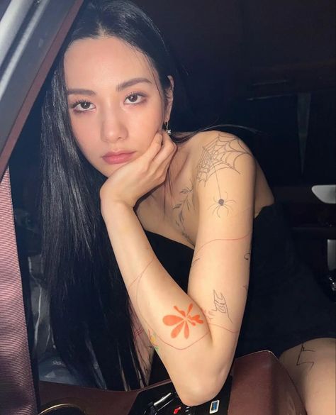 Nana Tattoo, Nana Afterschool, Im Jin Ah, Tattoo Flash Sheet, So Ji Sub, Tattoo Cover, Tattoo Cover-up, Cover Up Tattoo, Aesthetic Tattoo