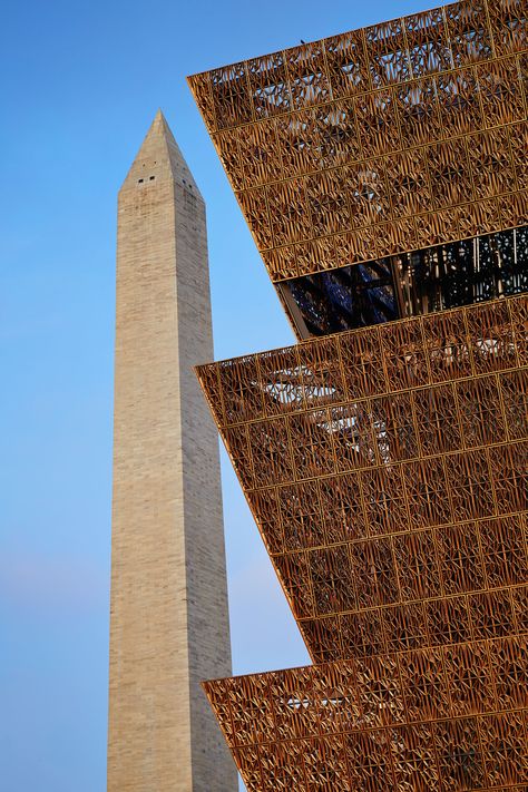 National African American Museum, David Adjaye, Richard Rogers, African American Museum, Peter Zumthor, Religious Architecture, Washington Monument, Traditional Landscape, Cool Landscapes