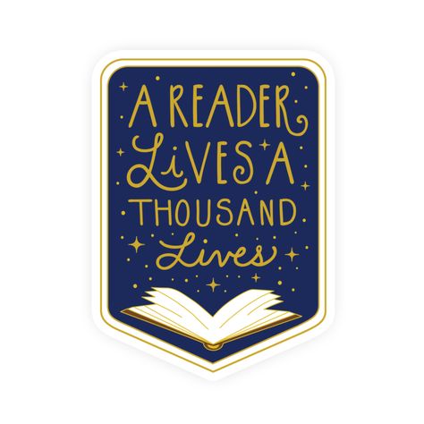 Reader Lives A Thousand Lives, Different Eyes, Diy Phone Case Design, George R R Martin, Kindle Case, Reading Journal, Sticker Collection, Aesthetic Stickers, Sticker Book