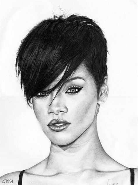 Portrait Drawing Pencil, Rihanna Fan, Rihanna Riri, Drawing Pencil, Pencil Portrait, Celebrity Art, Interesting Faces, Hello Beautiful, Watercolor Portraits