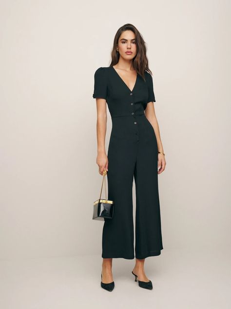 Search Results | Reformation Vietnam Tailor, Fancy Jumpsuit, Work Jumpsuit, Work Wear Outfits, Outfits Petite, Jumpsuit Outfit, Short Sleeve Jumpsuits, Linen Jumpsuit, Swimwear Dress