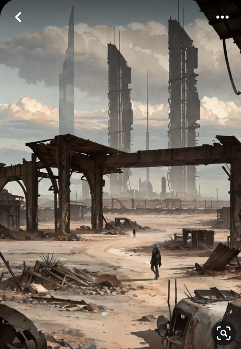 Apocalypse Landscape, Dystopian Art, Dystopian Aesthetic, Post Apocalyptic Art, Apocalypse Art, Desert Environment, Medieval World, Landscape Concept, Desert Art