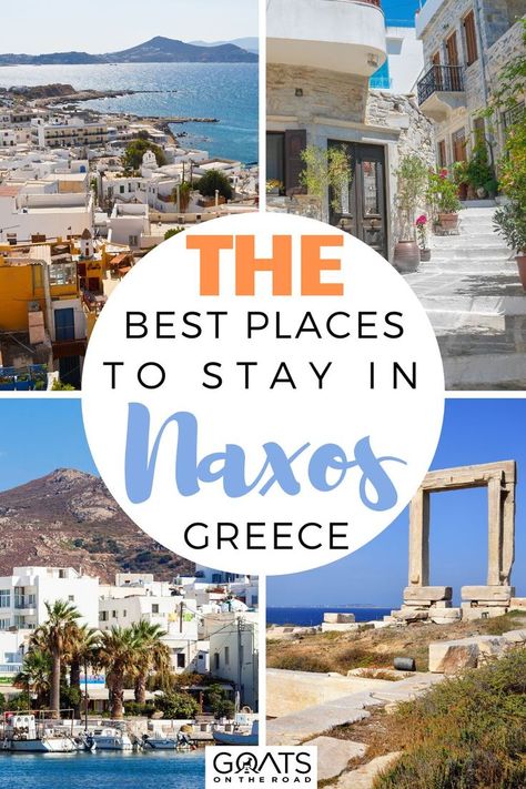 The Best Places to Stay in Naxos, Greece Holiday Greece, Italy Coast, Naxos Greece, Naxos Island, Greece Honeymoon, Europe Holidays, Greece Travel Guide, European Destinations, Greek Island