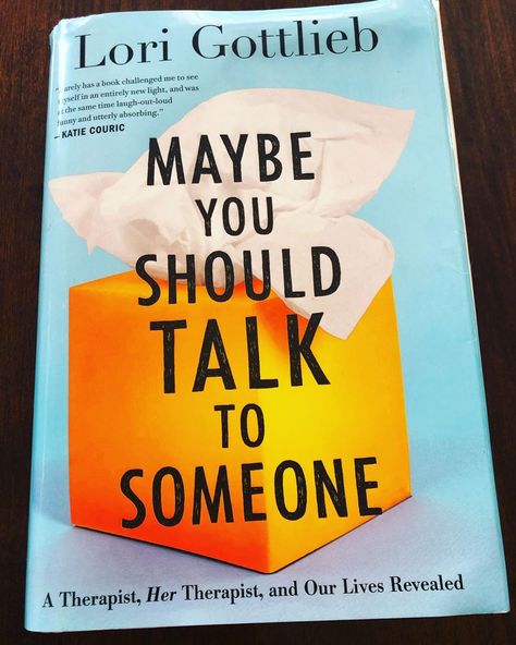 Jane Bofenkamp on Instagram: “This is a great and unusual read! Gottlieb is a therapist who has written this memoir about her work with clients in heartbreaking…” Talk To Someone, Read Books Online Free, Books Everyone Should Read, Empowering Books, Healing Books, Books To Read Nonfiction, Katie Couric, Good Read, Relationship Books