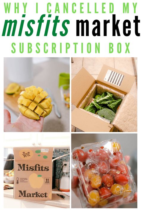 Why I Cancelled my Misfits Market Subscription - Eat, Drink, and Save Money Misfits Market, Csa Farm, Community Supported Agriculture, Reduce Food Waste, All Food, One Month, Local Food, Subscription Box, Stuffed Green Peppers