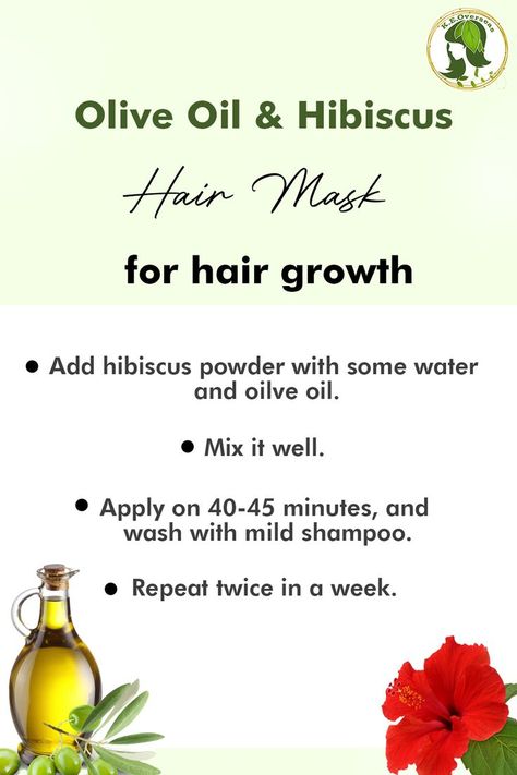 Hair Growth Mask DIY Hair Growth Mask, Hair Growth Mask Diy, Hibiscus Powder, Hair Mask For Growth, Mask Diy, Make Hair, Mild Shampoo, Natural Herbs, Treated Hair