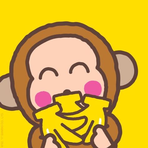 Cartoon Monkey, Kitty Images, Body Base Drawing, Sanrio Wallpaper, Monkeys Funny, Cute Monkey, Phone Stuff, Little Monkeys, Hello Kitty Wallpaper