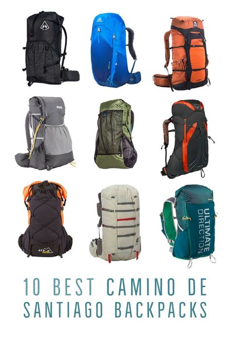 Getting the right pack for your Camino pilgrimage is critical, especially for those with little backpacking/hiking experience. An uncomfortable or heavy pack can lead to very long days and a very sore body. In this guide I’ll be covering my top 10 Camino backpack recommendations. Functional Standard Backpack For Hiking, Affordable Functional Hiking Bags, Camino Backpack, Myog Backpack, Camelback Backpack Hydration Pack, Sore Body, Backpack Inspiration, Best Backpacks, Camino Trail