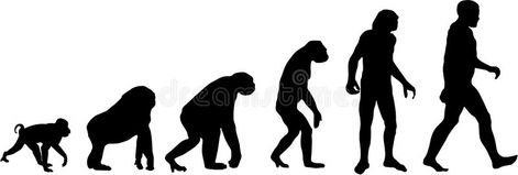 Evolution. Of a Man, black silhouette, illustration , #sponsored, #Man, #Evolution, #black, #illustration, #silhouette #ad Darwin Evolution, Darwin's Theory Of Evolution, Imperiul Roman, Theory Of Evolution, Man Illustration, Ancient Technology, Racing Art, Racing Posters, Natural Selection