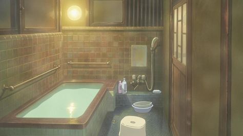 Summer Wars. One of my favorites :) Directed by Mamoru Hosoda and animated by Madhouse. Anime Bathroom, Summer Wars, Anime Houses, Mamoru Hosoda, Japanese Bathroom, Anime House, Episode Interactive Backgrounds, Anime Places, Episode Backgrounds