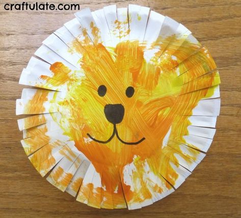 Lion Crafts for Toddlers Lion Crafts For Toddlers, Jungle Crafts, Zoo Crafts, Zoo Animal Crafts, Lion Craft, Circus Crafts, Crafts For Toddlers, Animal Crafts For Kids, Lion Face