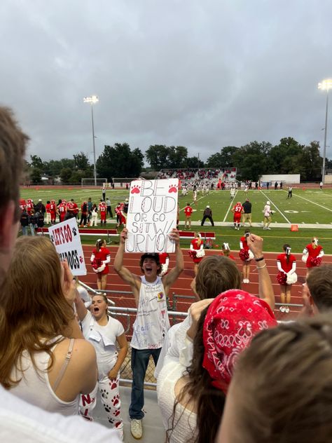 Football game, american highschool, football game poster inpso, white out theme White Out Football Posters, Football Posters Ideas, White Out Theme, Football Game Posters, School Spirit Ideas Pep Rally, School Spirit Posters, School Spirit Ideas, Spirit Posters, Highschool Football