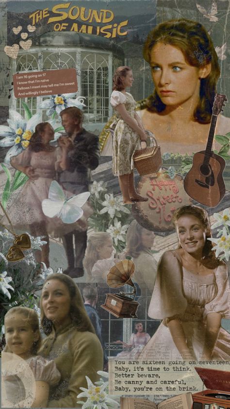 Liesl von Trapp ♫ 16 Going On 17 Liesl Von Trapp Aesthetic, Liesl Von Trapp, 16 Going On 17, Liesl Sound Of Music, Sound Of Music Movie, 1960s Movies, Mashup Music, The Sound Of Music, Musical Plays