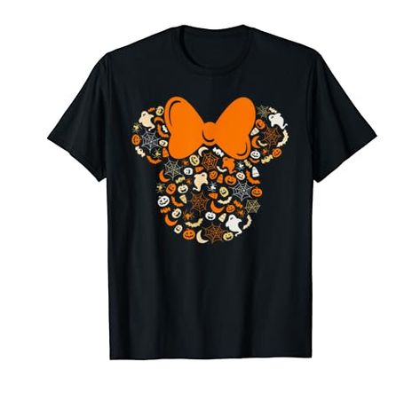 Limited-time deal: Disney Minnie Mouse Halloween Ghosts Pumpkins Spiders T-Shirt #affiliatelink Disney Halloween Shirts, Minnie Mouse Halloween, Halloween Disney, Minnie Mouse Shirts, Pumpkin Spider, Scary Halloween Party, Disney Holiday, Novelty Clothing, Ghost Pumpkin