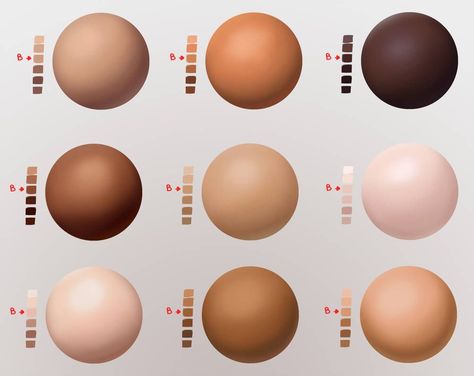 Skin Palette, Procreate Color Palette, Procreate Ipad Art, Digital Painting Techniques, Palette Art, Skin Color Palette, Digital Art Beginner, Coloring Tutorial, Color Palette Design