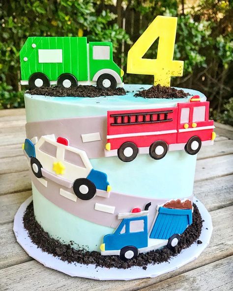 4year Birthday Cake, Birthday Cakes For 3 Year Boy, Cakes For 3 Year Boy, 4 Year Birthday Cake For Boys, Birthday Cake For 3 Yrs Old Boy, Transport Birthday Cake, Birthday Cake 3 Yrs Old, Birthday Cake For Boys 4th, Cake For 3 Year Boy