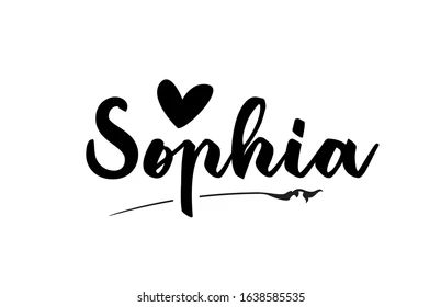 Sophia Name Design, Name Typography Design, Sophia Tattoo, Logo Typography Design, Emily Name, Sophia Name, Hard Tattoos, Shape Names, Logo Typography