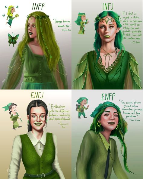 Fanart by Aeolian #mbti #mbtiart #mbtifanart #psychology #myersbriggs #16personalities #personalities #infp #infj #enfj #enfp Infj Enfj, The Diplomats, Infp Infj, Personality Types Test, Isfj Personality, Intj And Infj, Infp Personality, Character Personality, Myers Briggs Personality Types