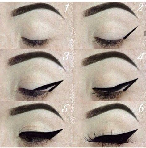 Black Smokey Eye Tutorial, Easy Smokey Eye Tutorial, Brown Smokey Eye Tutorial, Easy Smokey Eye, Smokey Eyes Tutorial, Basic Makeup Tutorial, Brown Smokey Eye, Eyeliner Hacks, Brown Smokey