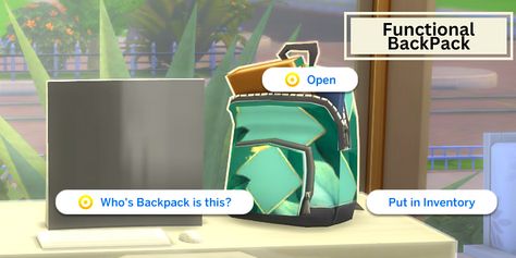 Sims 4 Functional Backpack, Sims4 Cc Functional Furniture, Sims 4 High School Years Mods, Ts4 Functional Objects, Sims 4 Cc Functional Objects Patreon, Sims 4 Cc Computer Functional Patreon, Functional Objects Sims 4, The Sims 4 Functional Cc, Sims 4 Cc Computer Functional