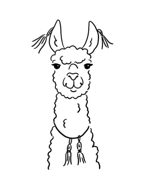 Alpaca Drawing Easy, Alpaca Doodle, Llama Doodle, Alpaca Tattoo, Llama Sketch, Llama Tattoo, Alpaca Cartoon, Alpaca Drawing, Llama Drawing