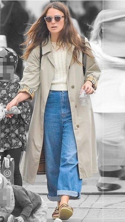 Aries Outfits, Keira Knightley Style, Birks Outfit, Linen Style Fashion, Chicago Outfit, Trench Coat Outfit, Burberry Coat, Classic Style Outfits, Keira Knightley