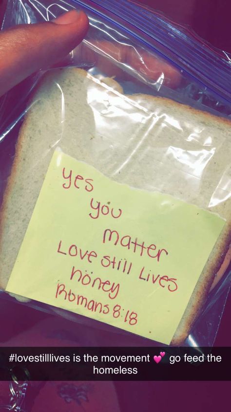 Lovestilllives is the movement  it takes six dollars to get 2 packs of meat 2 loaves of bread and a 24 pack of water feed the homeless in your area. My homelesss foundation is lovestilllives use the hastag#lovestilllives Homeless Food Ideas, Homeless Meal Ideas, Food For The Homeless, Bulk Desserts, Homeless Help, Homeless Care Package, Kindness Ideas, Inductive Bible Study, Loaves Of Bread