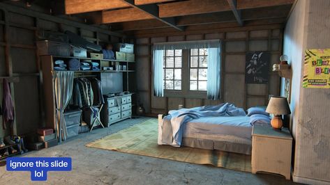 Ellie’s Room Tlou, Last Of Us, Post Apocalyptic, Living Room, Tv, Books, Quick Saves, Art