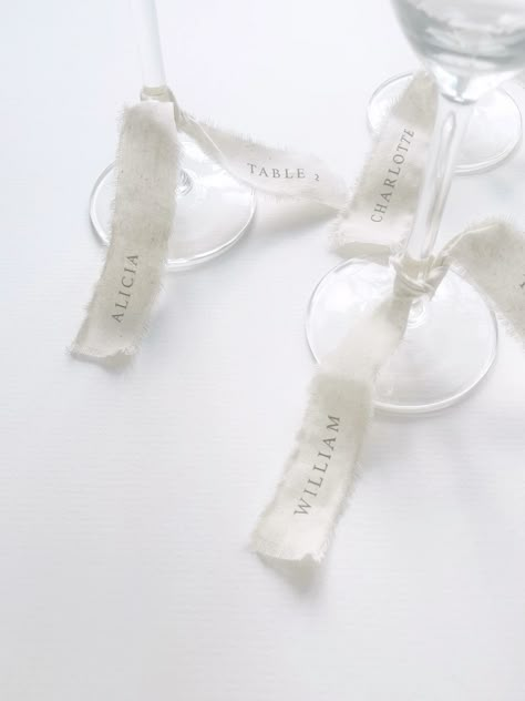 Linen place names, fabric escort cards, wedding place names, name tags, name place cards, cotton place names, boho wedding, wedding table decor, event table decor, beach wedding inspo, fabric name tags, linen place settings, linen name cards Photo Place Settings Wedding, Seating Name Tags, Name Cards Table Settings, Wedding Table Details Place Settings, Seat Name Tags Wedding Ideas, Wedding Name Tags Ideas Place Settings, Wedding Guest Place Card Ideas, Namecard Wedding Table, Wedding Place Settings Without Charger