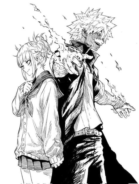 Toga Himiko And Dabi, Bnha League Of Villains, Toga My Hero Academia, Mha Shigaraki, Dabi Todoroki, Drawing Topics, Last Game Manga, League Of Villains, Animes Emo