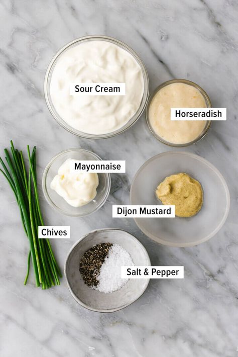 The best homemade horseradish sauce for prime rib, steak, beef tenderloin (and other succulent meats) for the holidays! This ought to be part of your Christmas dinner. #primeribsauce #beeftenderloinsauce Horse Radish Sauce For Prime Rib, Horseradish Sauce For Prime Rib, Horseradish Sauce For Steak, Sauce For Prime Rib, Homemade Horseradish Sauce, Horseradish Sauce Recipe, Prime Rib Sauce, Sauce For Steak, Horse Radish