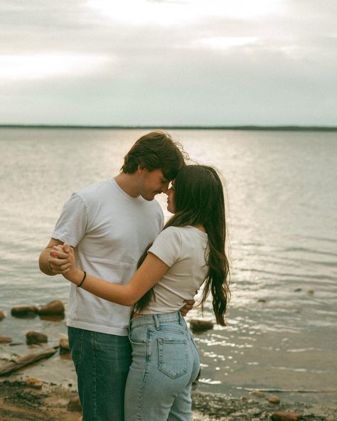 late night post because I couldn’t wait to post these stunning photos of Jenalynn & William! I had these two slow dance on the beach for the last few minutes of the shoot and they turned out to be my favorite shots of the night 💛 . . . . . . . #photographer #photography #greenvillesc #greenvillephotographer #southcarolinaphotographer #couplephotography #couplephotoshoot #couples #portraitphotography Couples Dancing Poses, Slow Dancing Reference, Slow Dance Pose Reference, Dancing Couple Pictures, Couples Dancing Photography, Couple Dancing Reference, Couple Dance Photography, Dancing On Beach, Couple Dance Poses