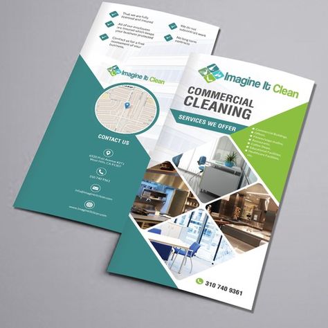 Design a Professional and Attractive Brochure for Cleaning Business. Brochure contest winning#design#brochure#david Cleaning Brochure, Pamplet Design, Cleaning Flyers, Domestic Cleaning, Brochure Design Layout, Professional Brochure, Trifold Brochure Design, Annual Reports, Leaflet Design