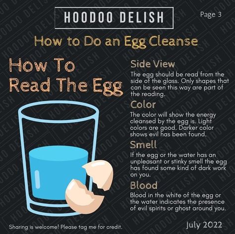 Hex Test, Egg Cleanse, Wicca Recipes, Hoodoo Magic, Hoodoo Spells, Magickal Herbs, Spells For Beginners, Easy Spells, Wiccan Magic