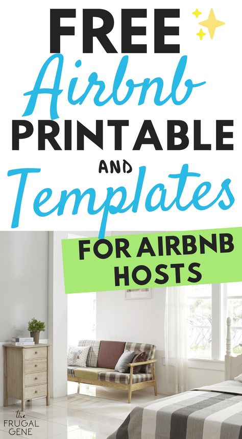 FREE Airbnb Printables & Templates for Hosts (24 Page PDF) — The Frugal Gene Air Bnb Guest Info, Best Door Locks For Airbnb, Airbnb Rules For Guests Template, Short Term Rental Business Plan, Airnbn Host, Air Bnb Check Out Instructions, Rv Rental Business, Air Bnb Templates, Start Airbnb Business