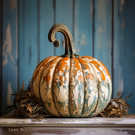 Fall White Decor, Adult Painting Ideas, Painted Ceramic Pumpkins, Pottery Pumpkins, Ceramic Pumpkins, Pumpkin Eater, Pumpkin Contest, Pretty Pumpkins, Artificial Pumpkins