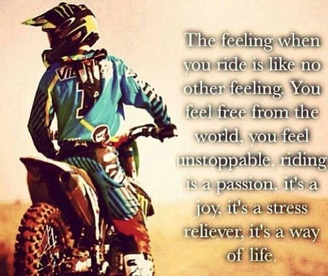 Dirt Bike Racing Quotes. QuotesGram Dirt Bike Tattoo, Motocross Quotes, Rider Quotes, Dirt Bike Quotes, Motorcycle Humor, Racing Quotes, Motocross Love, Riding Quotes, Dirt Bike Racing