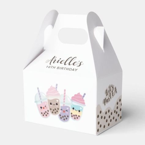 Tea Themed Birthday Party, Boba Birthday Party, Boba Partea, Boba Birthday, Boba Party, Tea Images, Kawaii Boba, Boba Bubble Tea, Birthday Theme Decoration