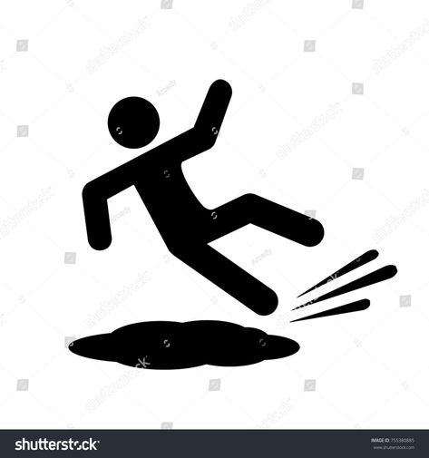 Slippery Floor, Sign Illustration, Happy Design, New Pictures, Royalty Free Photos, White Background, Stock Vector, Royalty Free Stock Photos, Royalty Free