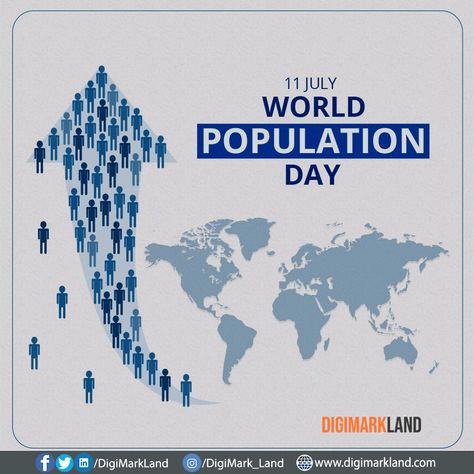 To save the world, to protect the tomorrow, we have to control the population today. Reduce the population and empower women. #WorldPopulationDay  #GoDigital & #GrowYourBusiness #DigiMarkLand: www.digimarkland.com Good Health Quotes, World Population Day, Population Day, Future Generation, World Population, It Company, International Day, Save The World, Empower Women