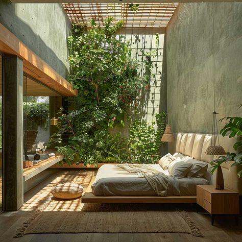 Bed Plants, Arabic Interior Design, Best Bedroom Colors, Earthy Greens, Black Bedroom Design, Bedroom Colour, Bedroom Color Combination, Industrial Style Decor, Bedroom Ambiance