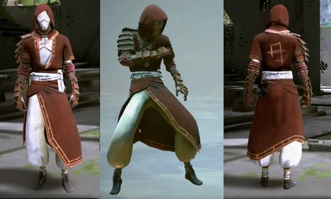 Outfit for a Faejin character in Absolver. Absolver Character Art, Dungeon Traps, Clothe Designs, Monk Dnd, Alien Human, Assassins Creed Funny, Cool Character Design, European Clothing, Dnd Inspiration