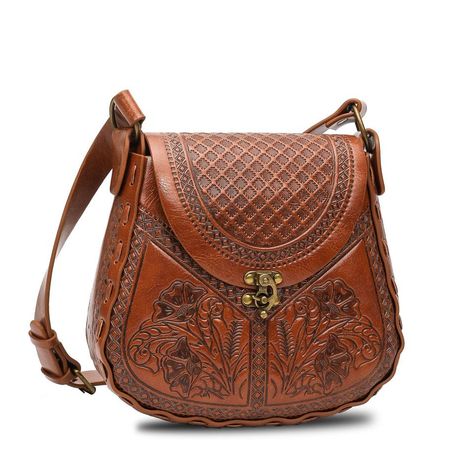 Inspired Handbags, Western Purses, Vintage Crossbody Bag, Brown Crossbody Bag, Brown Crossbody, Gorgeous Leather, Crossbody Messenger Bag, Leather Style, Leather Messenger Bag