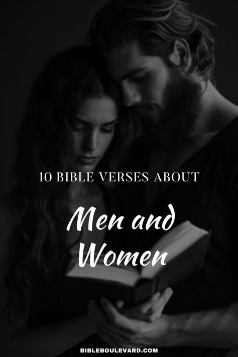 10 Bible Verses About Men and Women Bible Verses About Faith, Best Bible Verses, Bible Says, Bible Women, Mutual Respect, Faith Bible, Christian Faith, The Bible, Bible Study