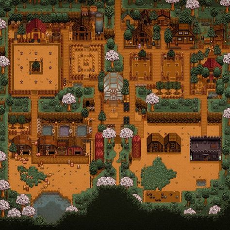 Stardew Valley Vanilla Farm, Stardew Valley Four Corners, Stardew Valley Farms, Stardew Valley, Read Image, A Pic, Four Corners, Vanilla