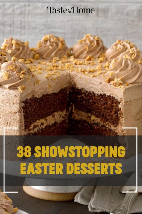 38 Showstopping Easter Desserts Fancy Easter Desserts, Light Easter Desserts, Easter Sunday Desserts, Easter Desserts Cake, Easter Cake Easy, Traditional Easter Desserts, Chocolate Easter Cake, Easter Cheesecake, Easter Cake Recipes